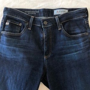 AG Denim Farrah High rise skinny ankle, dark blue